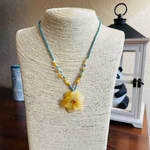 Hand made jade necklace